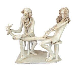 Dino Bencini - Podiatrist Ceramic Sculpture Figure Novelty Humorous 8x8x5 In